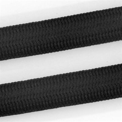 Morso Halbschlupfhalsband weiches Seil schwarz Detailansicht – Hundehalsband Schlupf Seil schwarz weich klassisch