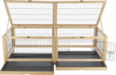 Trixie Innengehege Meerschweinchen Kaninchen Detailansicht Tür – Kleintierauslauf innen zusammenklappbar