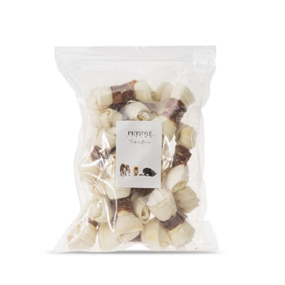 Petstyle Living Zzzpetstyle Living Geknotete Knochen Weiss Mit Ente