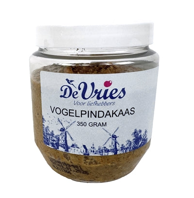 De Vries Vogel-Erdnussbutter energiereicher Wildvogel-Snack im Glas