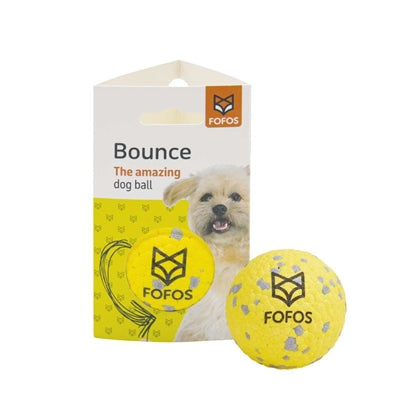Fofos Super-Hüpfball Hundespielzeug Detailansicht – springender Ball Hund Apportieren robust Outdoor