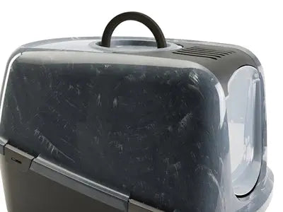 Savic Kattenbak Nestor Jumbo Marble Grijs / Zwart