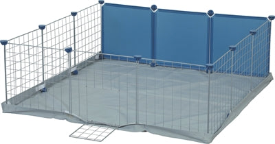 Zolux Neolife Neopark Meerschweinchen Gehege Frontansicht – Freilaufgehege Kleintierkäfig modular