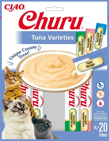 Inaba Churu Multipack cremige Katzensnacks mit Thunfisch zum Auslecken
