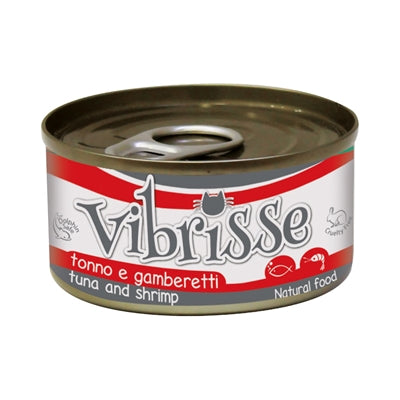 Vibrisse Katzenfutter mit Thunfisch und Garnele in Gelee-Sauce