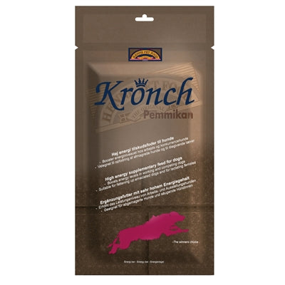 Kronch Pemmikan Energieriegel als proteinreicher Snack für aktive Hunde