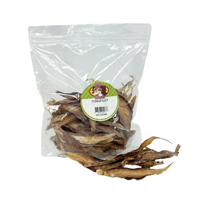 Petsnack Seezungenfilet Hundesnack offene Verpackung natürlicher Kausnack