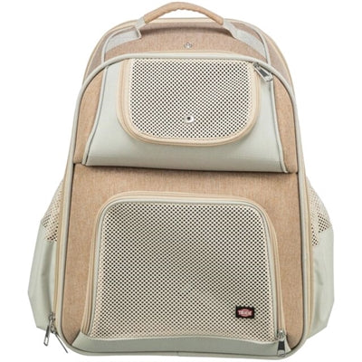 Trixie Hunderucksack Weide beige braun – Fahrradkorb Hund geflochten Weidenkorb Transport