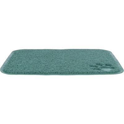 Trixie Katzenklo Reinigungsmatte PVC salbei – Streumatte Katzentoilette Vorleger abwaschbar grün