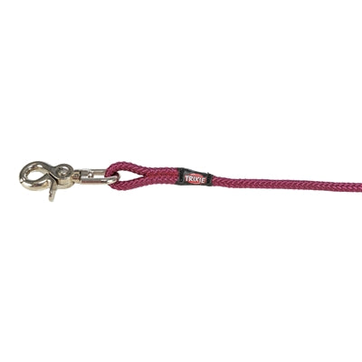 Trixie Hundehalsband Premium Blush Detailansicht – Halsband rosa Nylon Schnalle Nahaufnahme