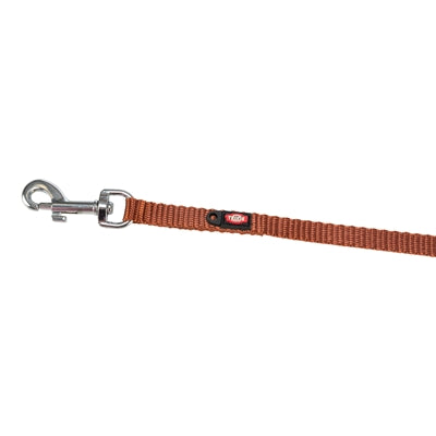 Trixie Hundehalsband Premium Schwarz Detailansicht – schwarzes Halsband Nylon Schnalle Nahaufnahme