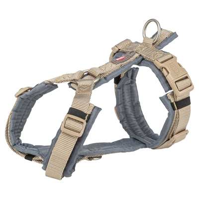 Trixie Hundeleine Premium Verstellbar Waldgrün Detailansicht – verstellbare Führleine grün Karabiner Nahaufnahme