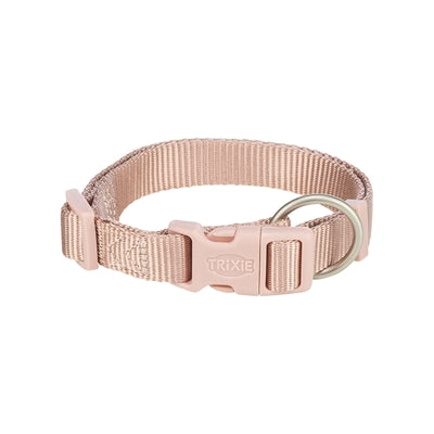 Trixie Hundehalsband Premium Blush Pink Nahaufnahme – verstellbares Halsband Hund Verschluss Detail
