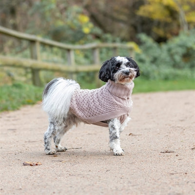 Trixie Norwood Hundebekleidung blush – Bauchpartie Detailaufnahme