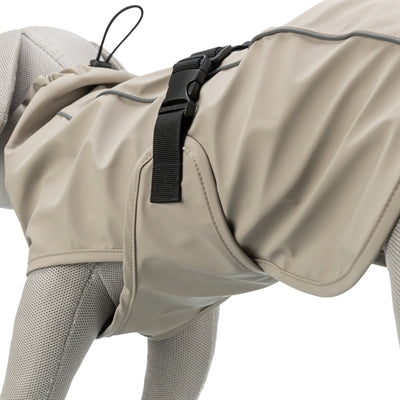 Trixie Be Nordic Husum Regenmantel Hund – Bauchgurt Detailaufnahme