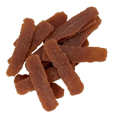 I Am Jerky Hühnchen-Snacks für Hunde – einzelne Streifen in Detailansicht