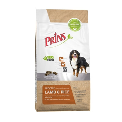 Prins ProCare Lamm & Reis – hypoallergenes Trockenfutter für empfindliche Hunde