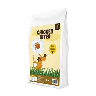 Freds Chicken Bites natürliche Hühnchen-Leckerlis für Hunde, getrocknete Hähnchenbissen