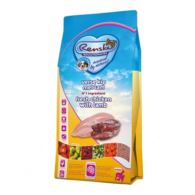 Renske Super Premium Welpenfutter Huhn und Lamm, Trockenfutter für junge Hunde