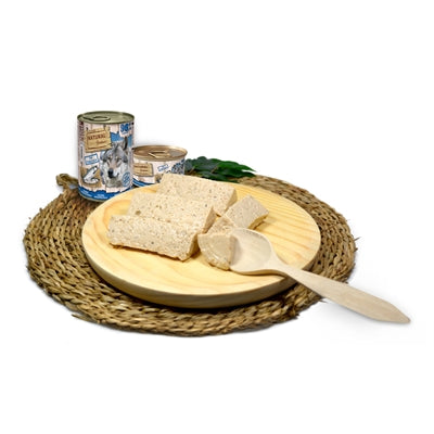 Natural Greatness Monoprotein Lachs Detailansicht – Single-Protein Hundefutter Dose Nahaufnahme