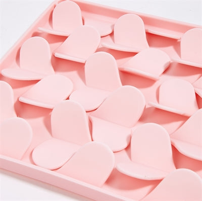 Fofos Likmat pink Seitenansicht – Beschäftigungsmatte mit Saugnäpfen für Hunde