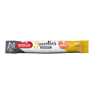 Zolux Süßigkeiten Experte cremiger Stick Huhn für Katzen, leckerer Katzensnack