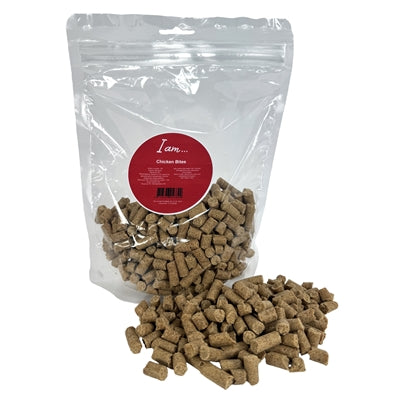 I Am Chicken Bites Hühnchen-Leckerli für Hunde natürliche Belohnungssnacks