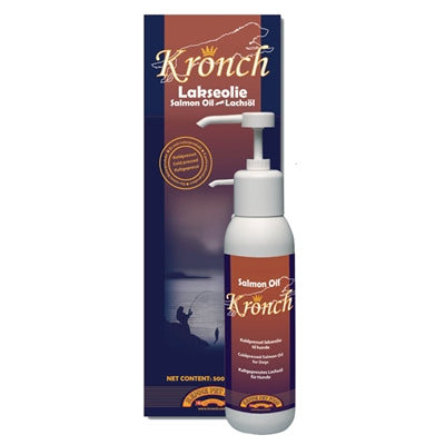Kronch Premium Hundefutter mit Lachs, dänisches Trockenfutter für ausgewachsene Hunde