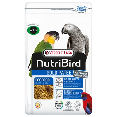 Nutribird Orlux Gold Patee Eierfutter für Großsittiche und Papageien vitaminreich