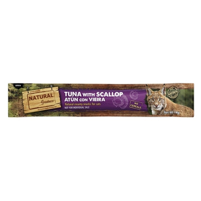 Natural Greatness Thunfisch Jakobsmuschel DHA Detailansicht – cremiger Katzensnack