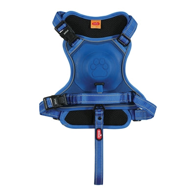 Zolux Easyride Geschirr Blau Detailansicht – bequemes Autogeschirr für Hunde in Blau