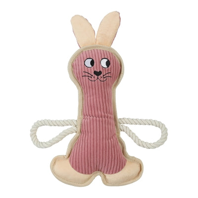 Zolux Buddy Kaninchen Kuscheltier rosa – Plüsch-Hundespielzeug Hase