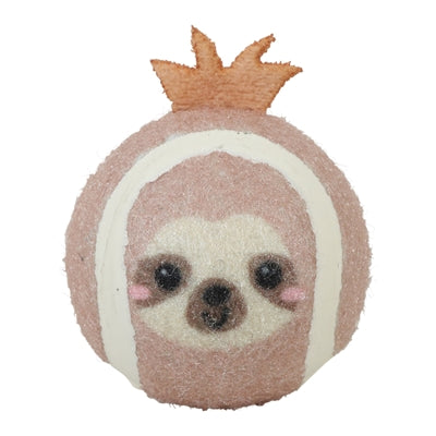 Zolux Tennisball Faultier – Lustiges Hundespielzeug in Faultierform mit Tennisball