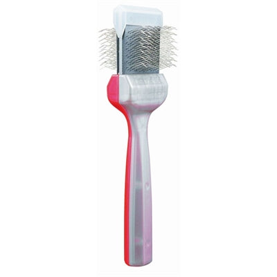 Activet Matt Zapper Rot und Coat Grabber Silber – Entfilzungsbürsten-Set für Hunde