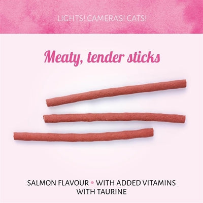 Antos Madame Softsticks Lachs/Forelle – Nahaufnahme der Katzen-Leckerlis