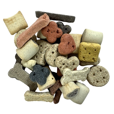 Dog Treatz Turbo Mix Hundekekse Nahaufnahme – Vielfalt an Keksformen