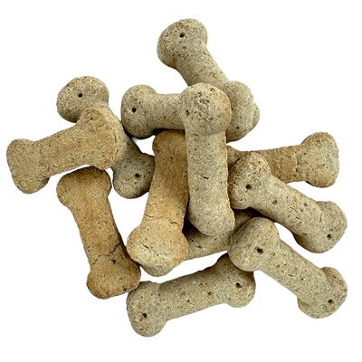 Dog Treatz Großer Knochen Nahaufnahme – Keksform und Größenvergleich