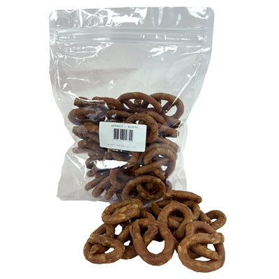 I Am Mini-Brezel Hähnchen Kausnack für Hunde, Frontansicht Verpackung