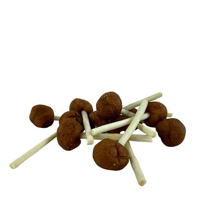I Am Kabeljau-Lollipop Hundesnack Nahaufnahme – Struktur und Größe