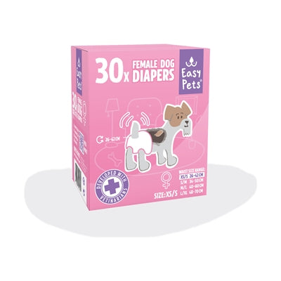 Easypets Hündinnen-Windel Verpackung verschiedene Größen XS bis L elastisch