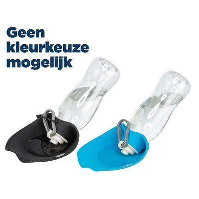 Trixie Hundetrinkflasche mit Tablett – Detailansicht Trinkschale und Verschluss