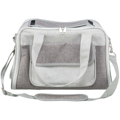 Trixie Hundetasche Libby Grey Tragetasche für Hunde Frontansicht