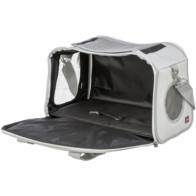 Trixie Hundetasche Libby Grey Innenansicht gepolstert