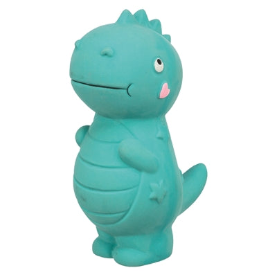 Trixie Dinosaurier Latex – quietschendes Hundespielzeug aus Naturlatex in Dinoform