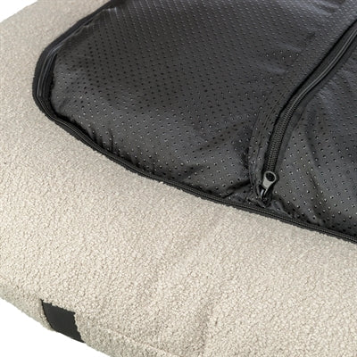 Trixie Citystyle Vital Hundebett oval creme – Seitenansicht mit ergonomischem Rand