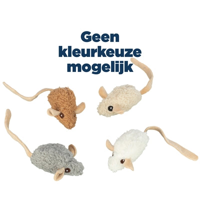 Trixie Maus mit Katzenminze Plüsch Katzenspielzeug assortiert