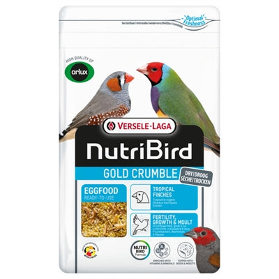 Nutribird Goldkrümel Trockenfutter für tropische Vögel pelletiertes Futter