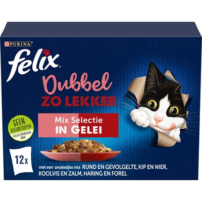 Katzen-Nassfutter Felix Mix-Auswahl Gelee verschiedene Sorten