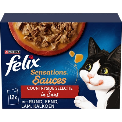 Felix Empfindungen Katzen-Nassfutter Saucen-Varianten Übersicht