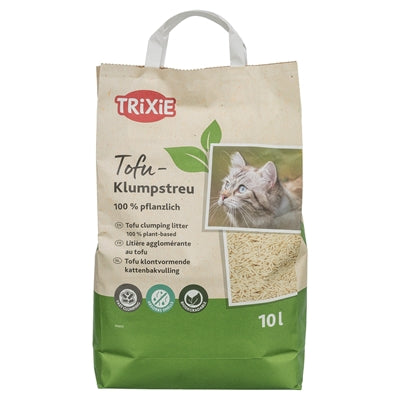 Trixie Tofu-Katzenstreu pflanzlich und biologisch abbaubar – 4,5 kg Packung
